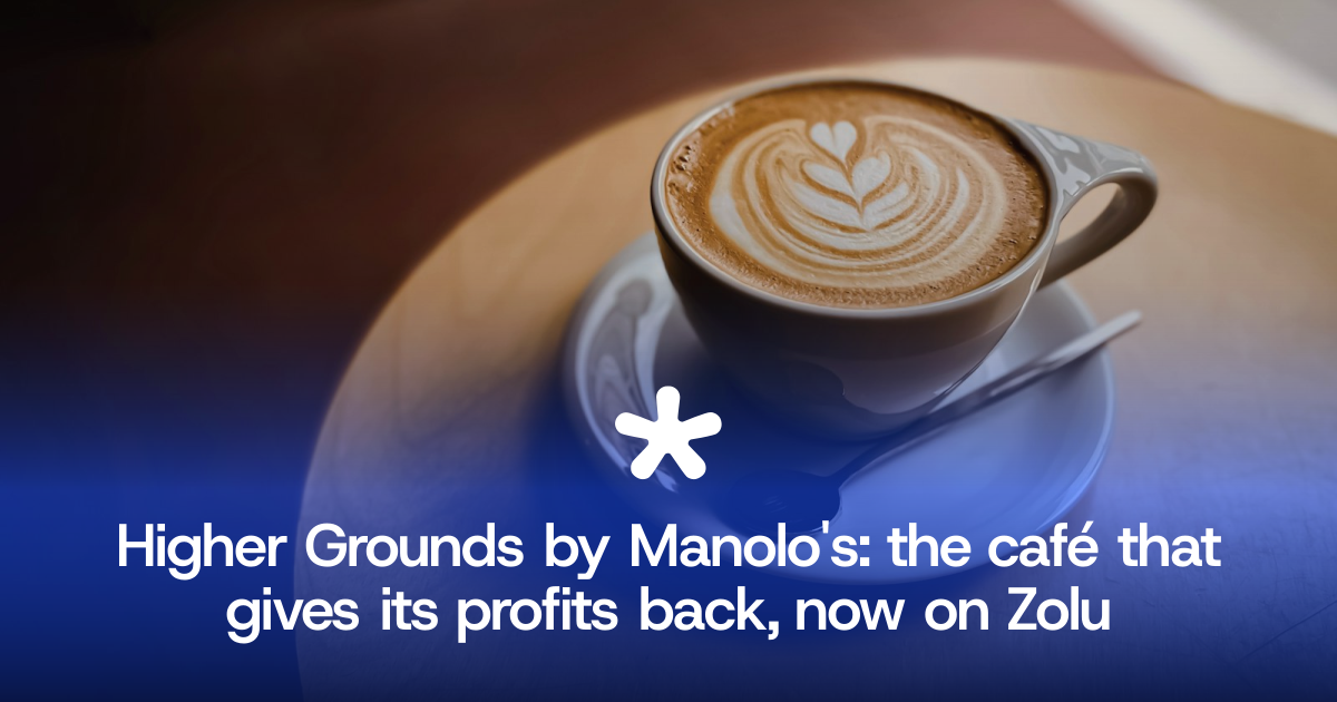 A latte on a café table (illustrative image)
